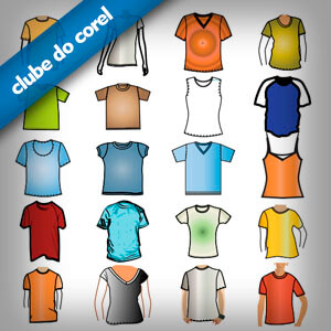 20 Modelos de Camisas Vetorizadas