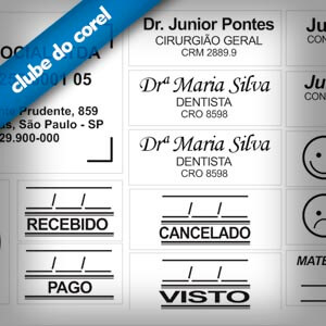 15 Modelos de Carimbos em CorelDRAW