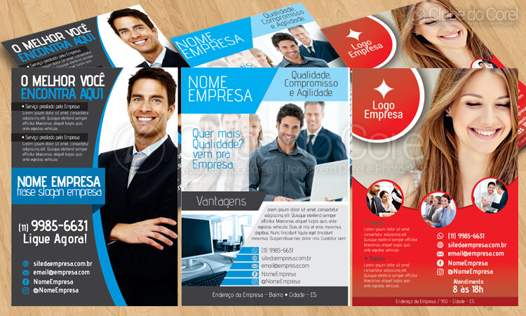 3 Modelos Folder para Empresas