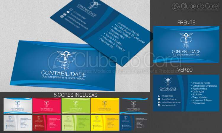 Cartão de Visita Contabilidade