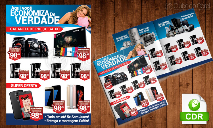 Encarte 4 Páginas - Modelo Pronto CDR