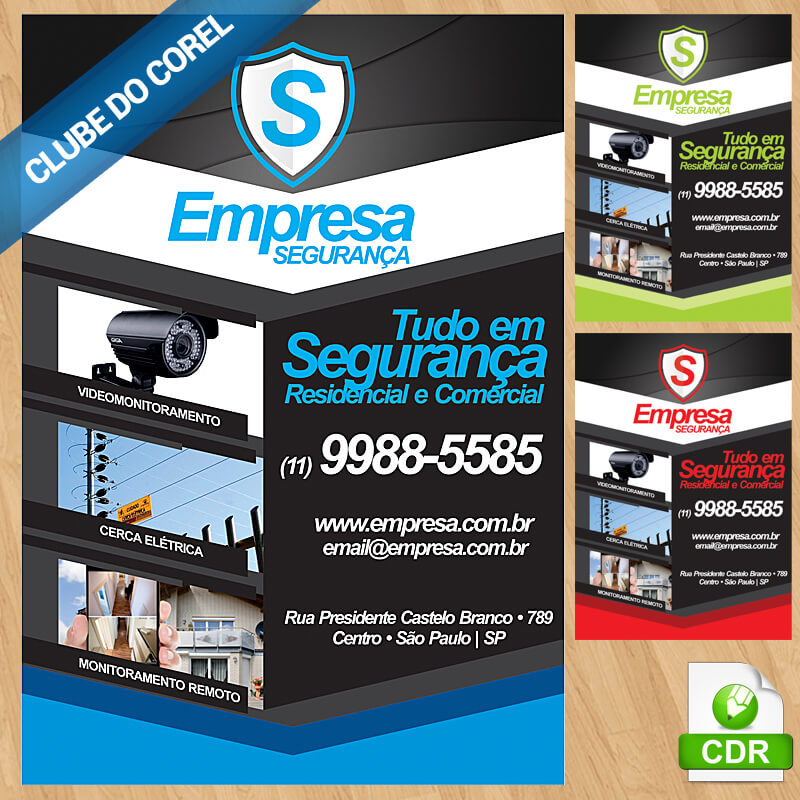 Panfleto Empresa Segurança - Modelo Pronto