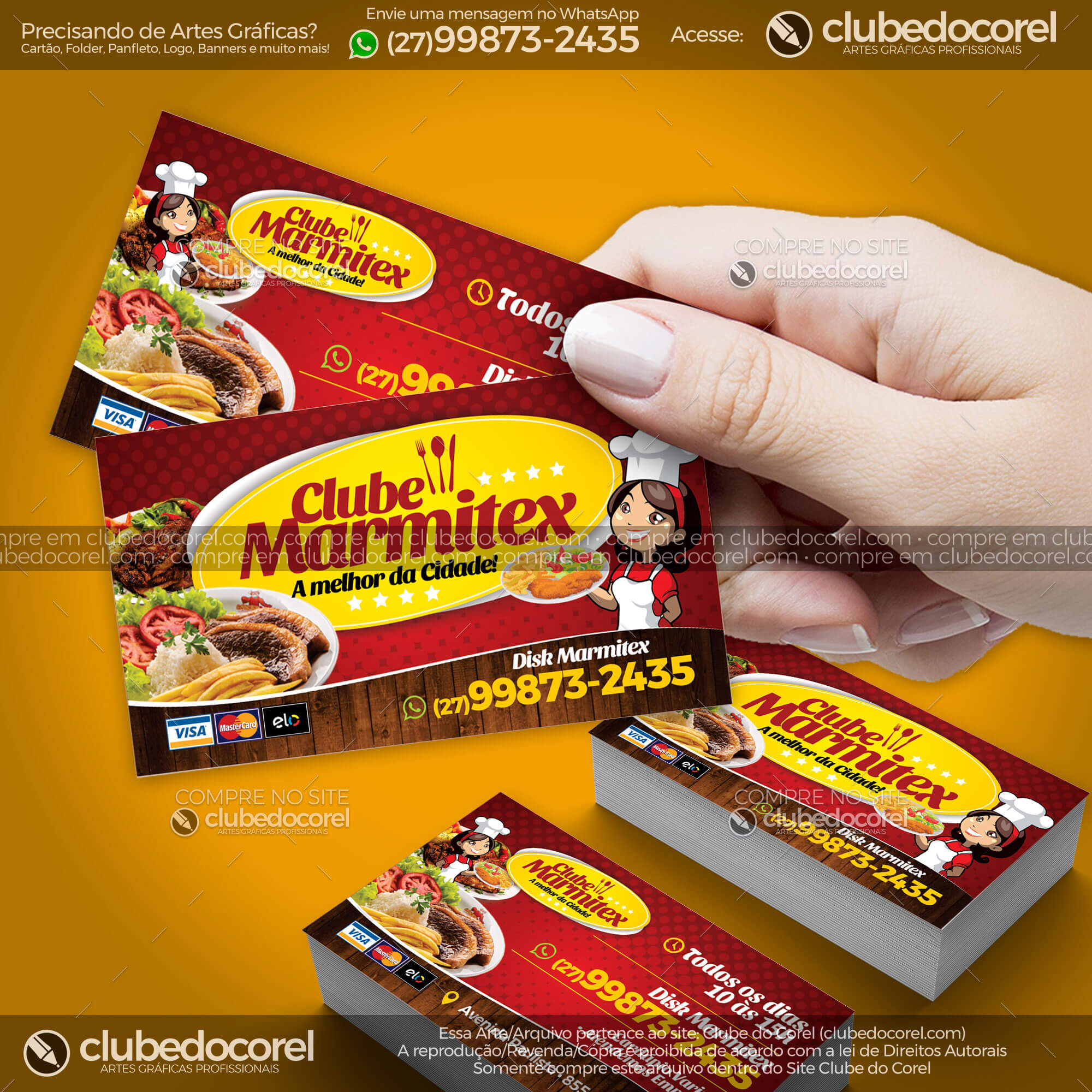 Cartão de Visita Marmitex
