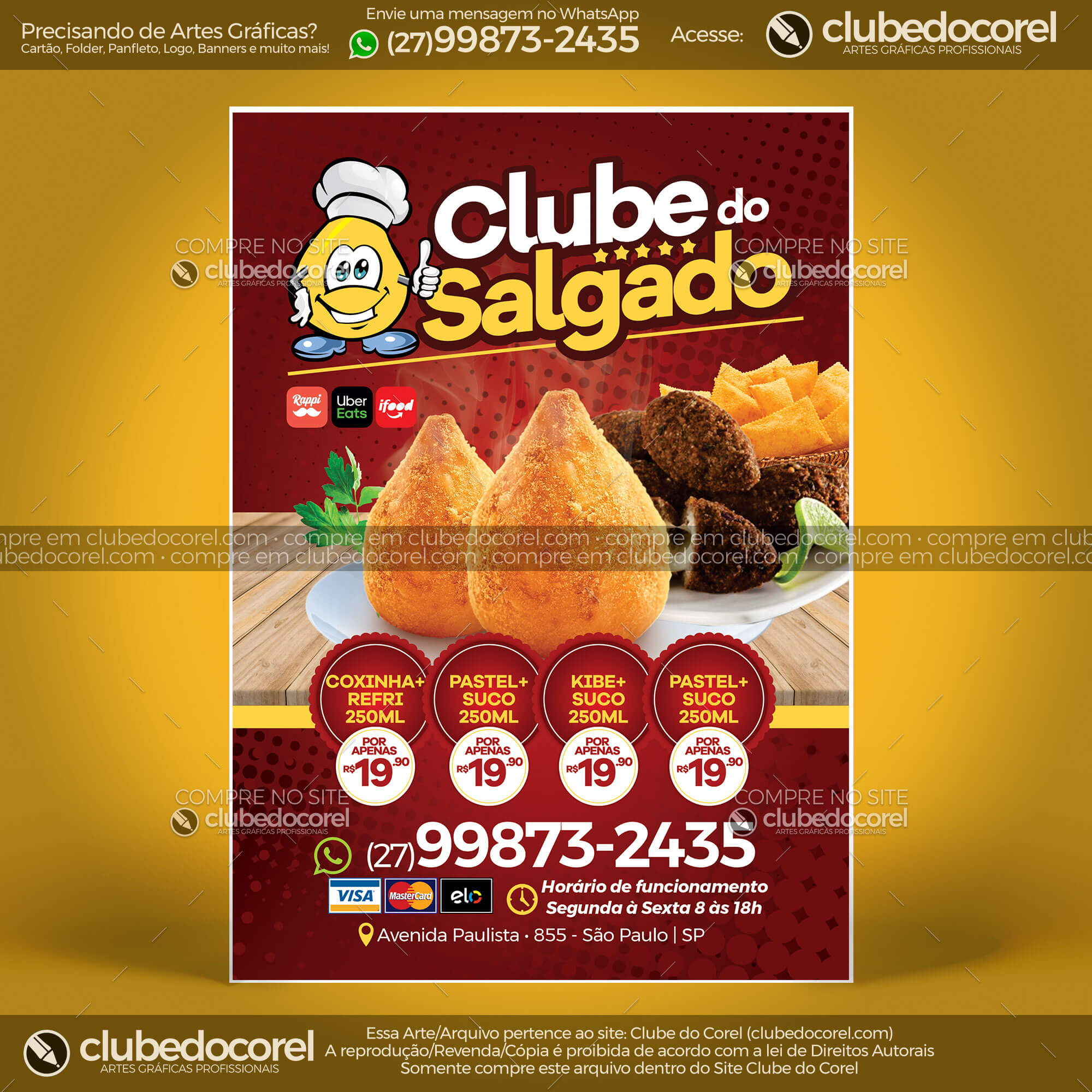 Panfleto - Salgado Frito (CDR e PDF)