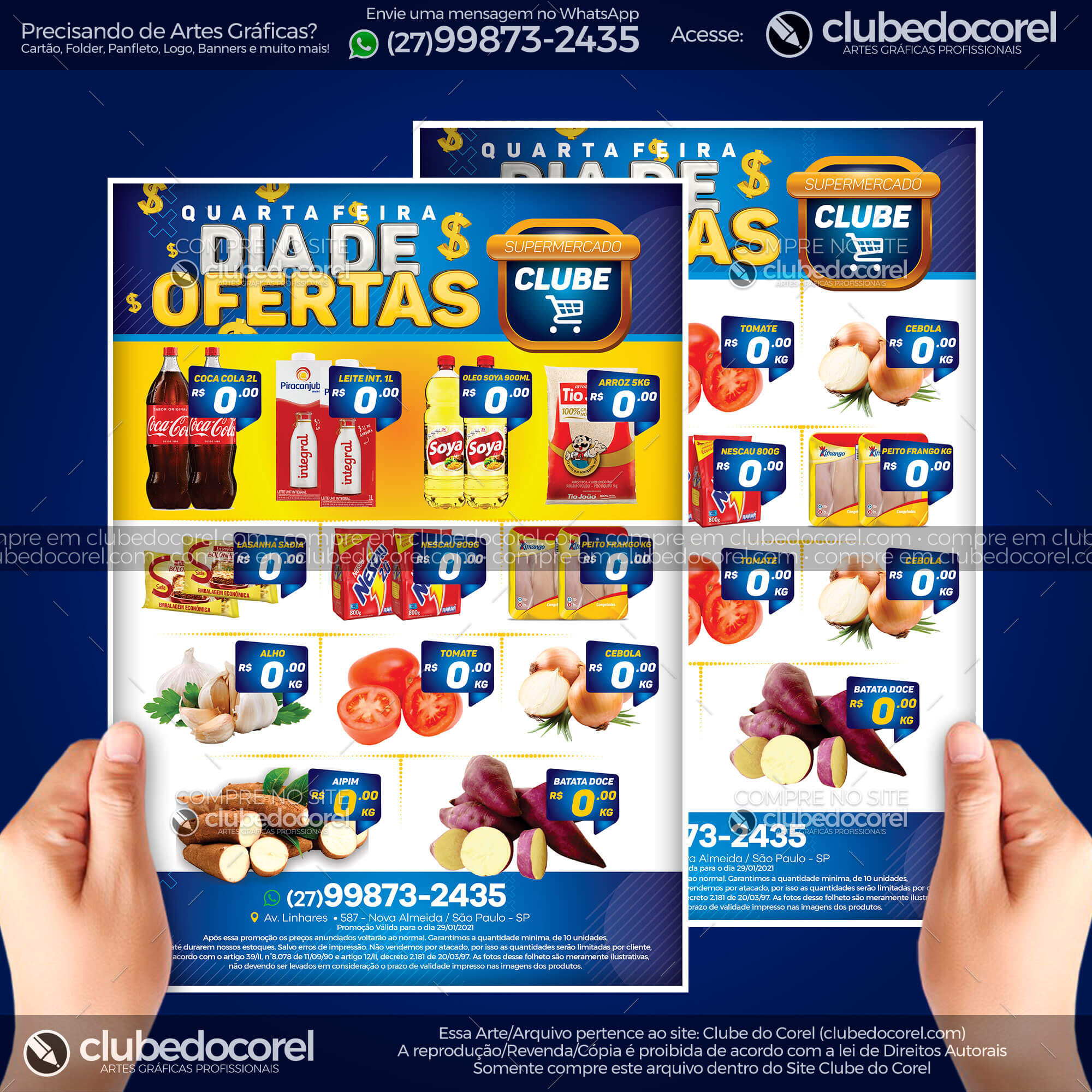 Encarte Supermercado - Dia de Ofertas [CDR PDF]