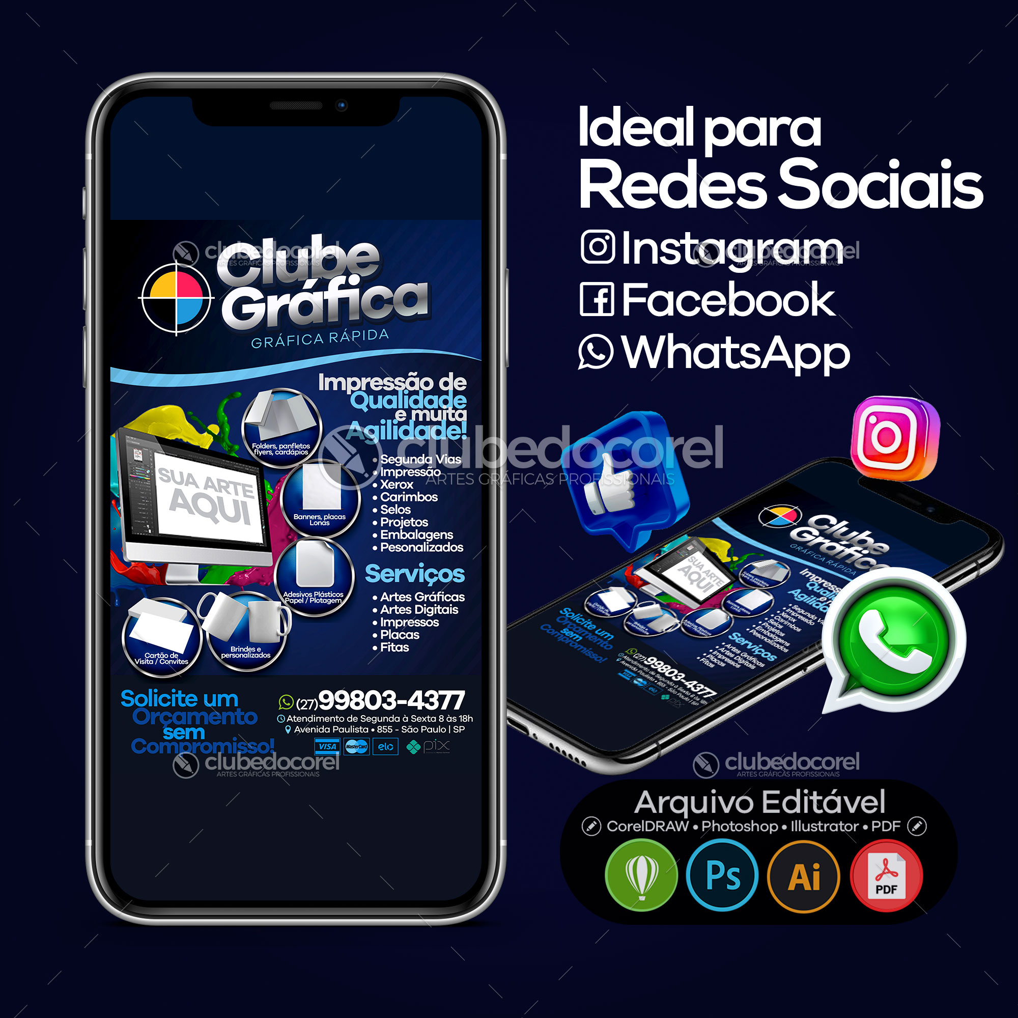 Gráfica Rápida - Panfleto / Flyer [CDR PSD AI PDF] #01