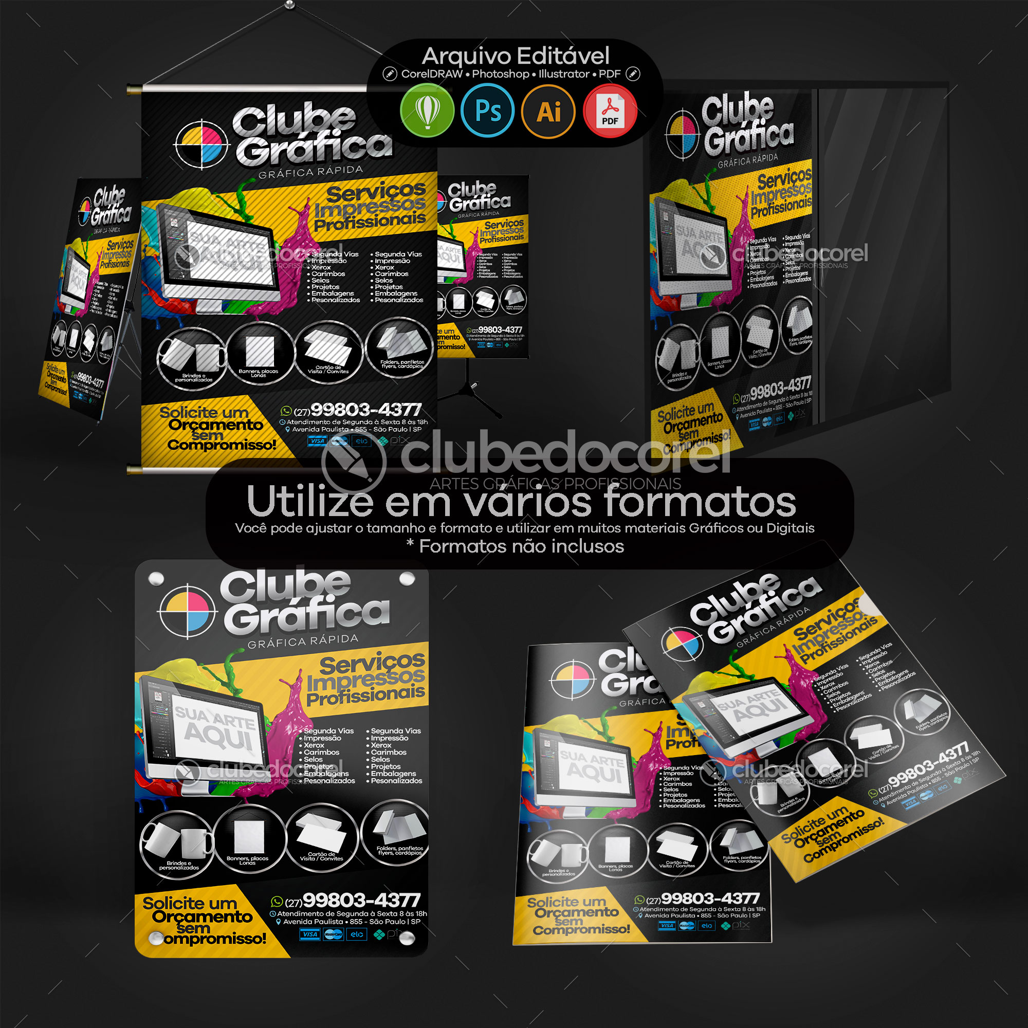 Gráfica Rápida - Panfleto / Flyer [CDR PSD AI PDF] #02