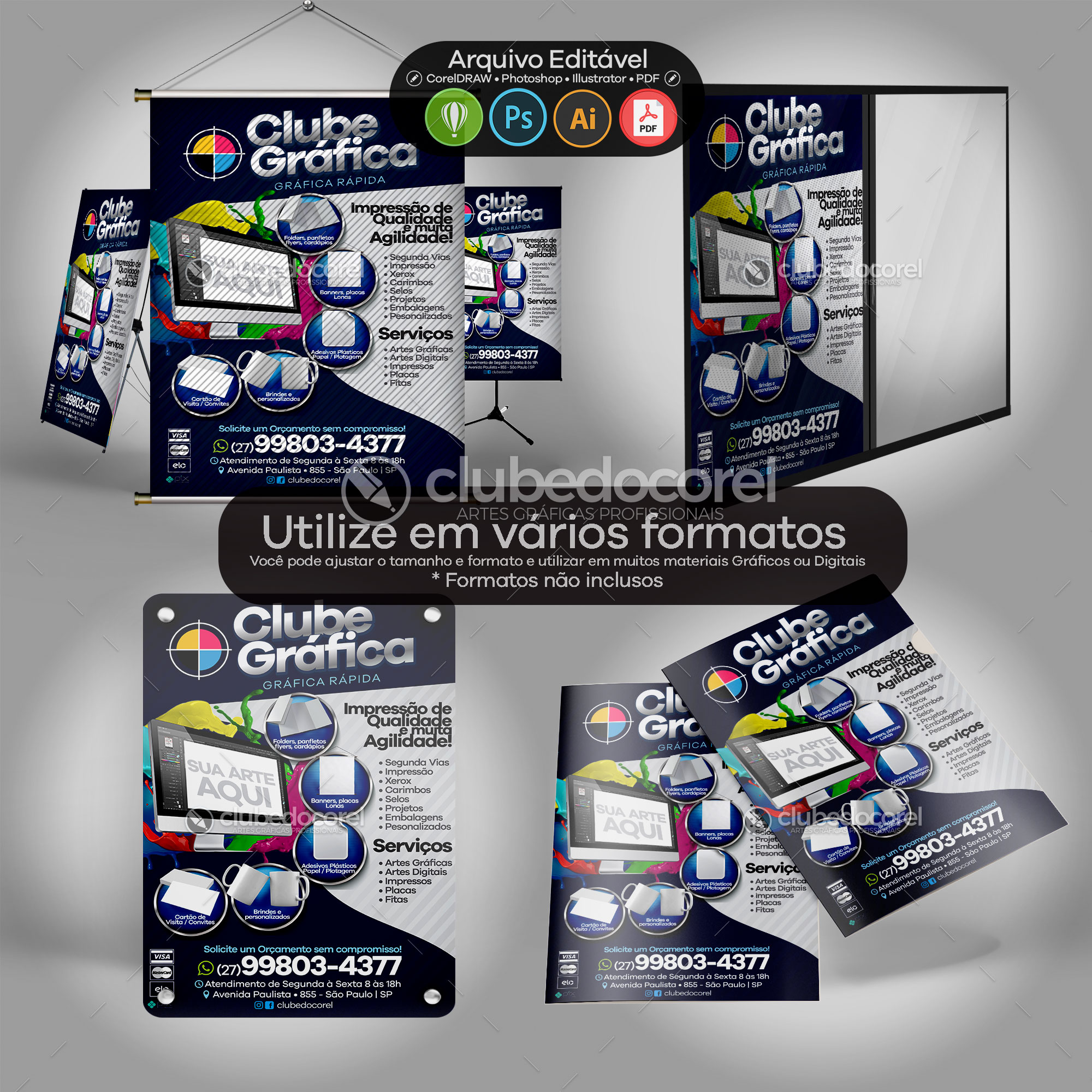 Gráfica Rápida - Panfleto / Flyer [CDR PSD AI PDF] #03