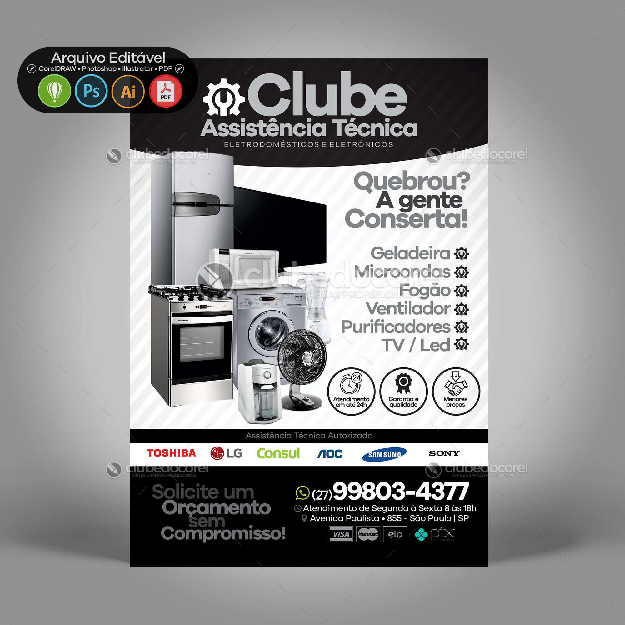 Assistência Técnica - Panfleto / Flyer #03