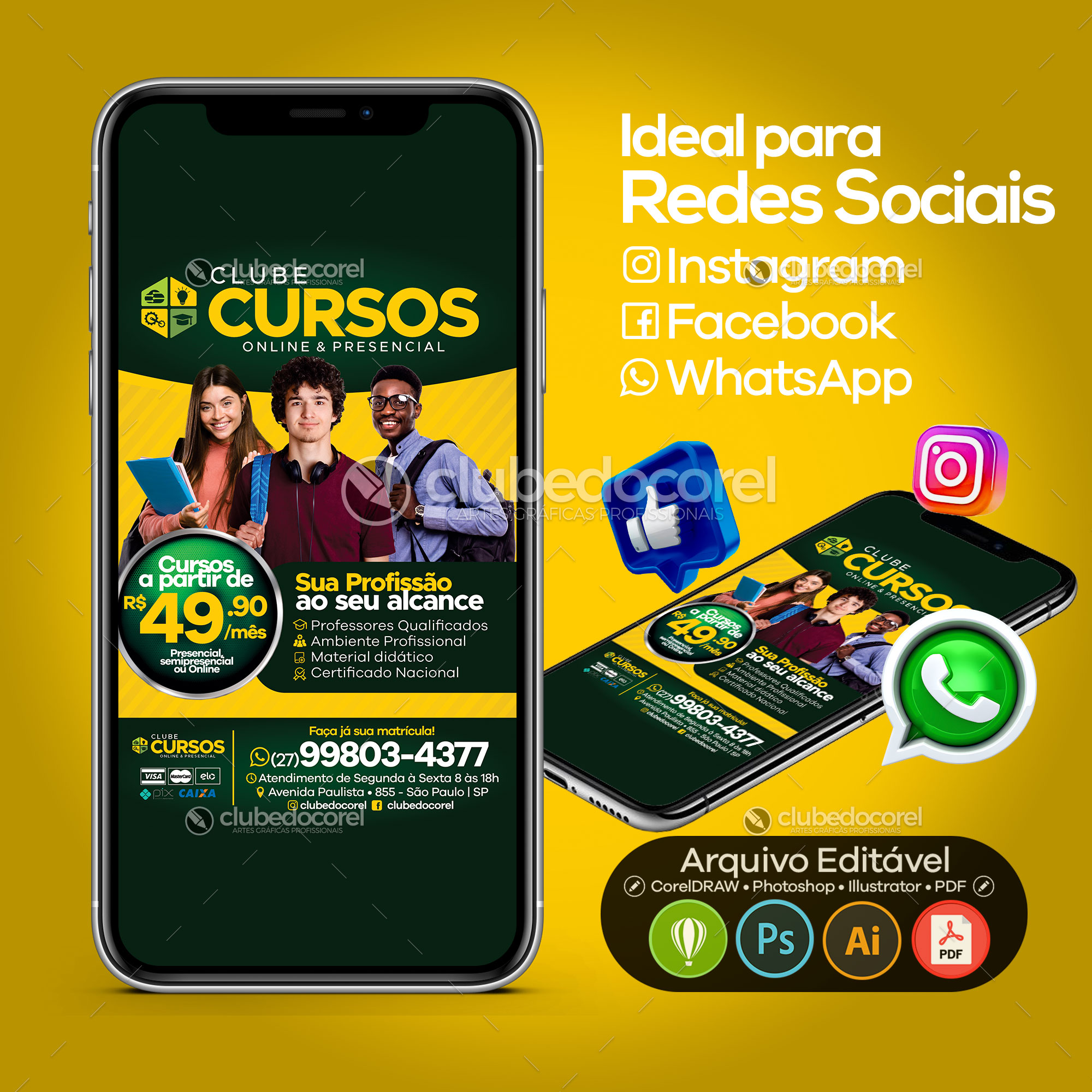 Cursos - Panfleto / Flyer / Folder #01
