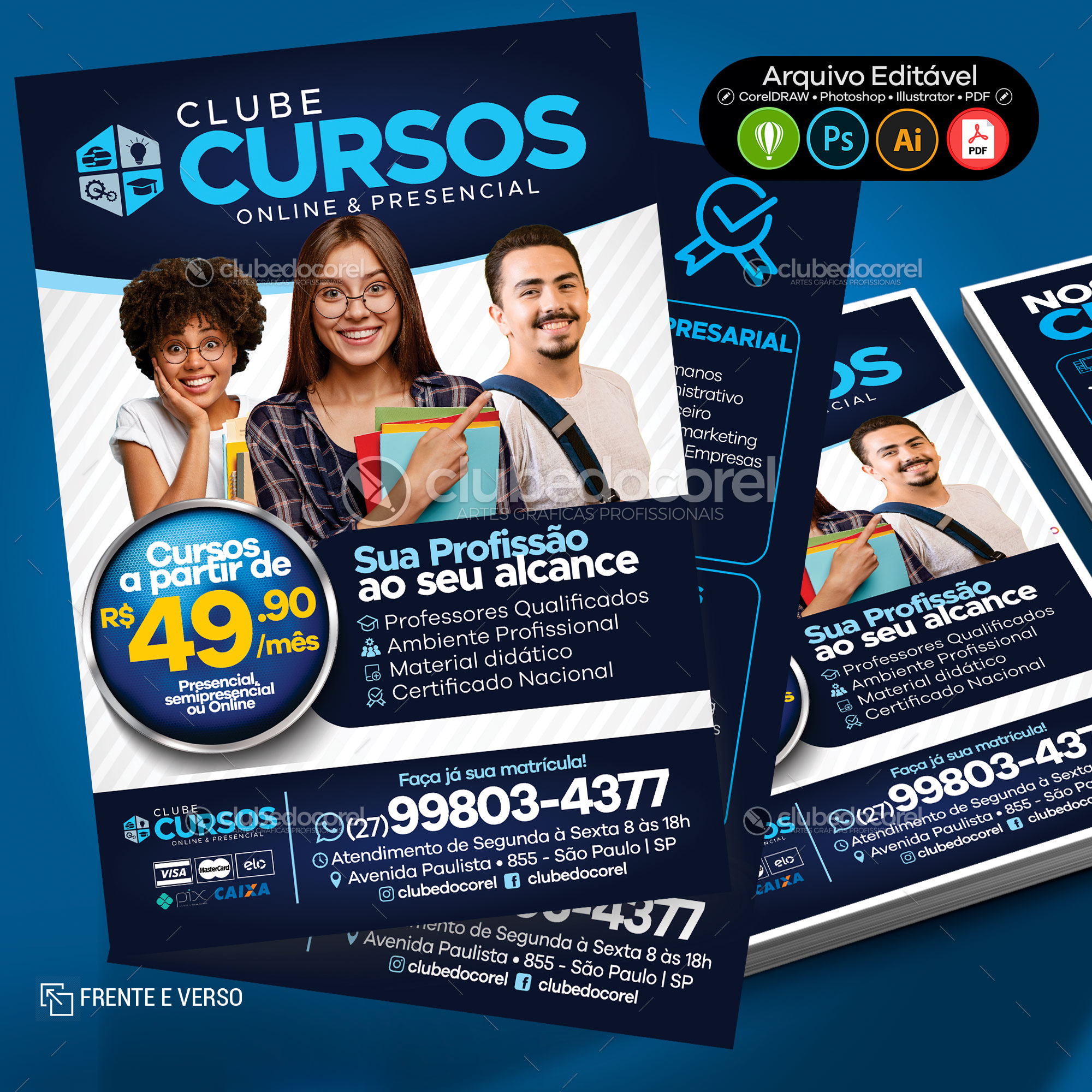 Cursos - Panfleto / Flyer / Folder #02