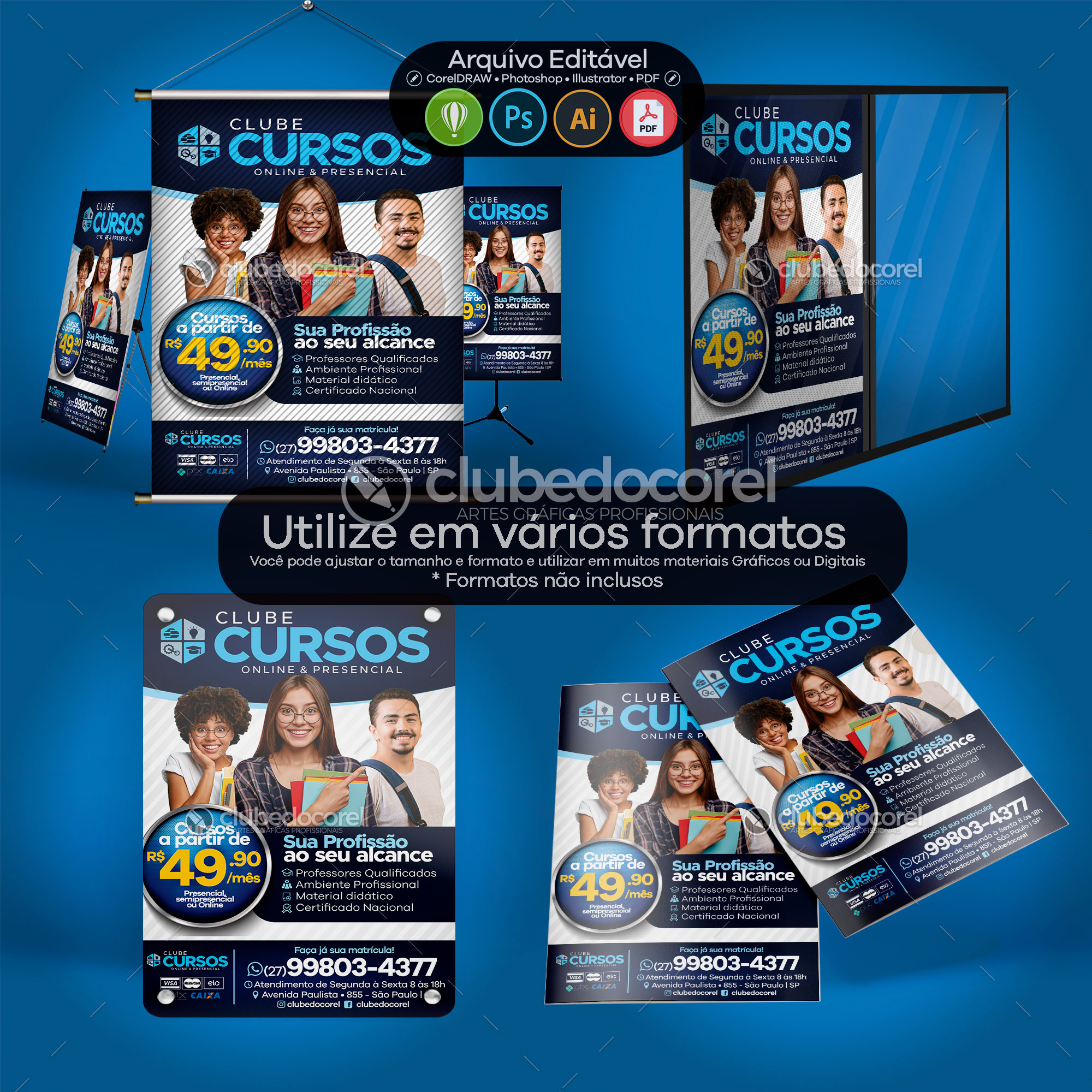 Cursos - Panfleto / Flyer / Folder #02
