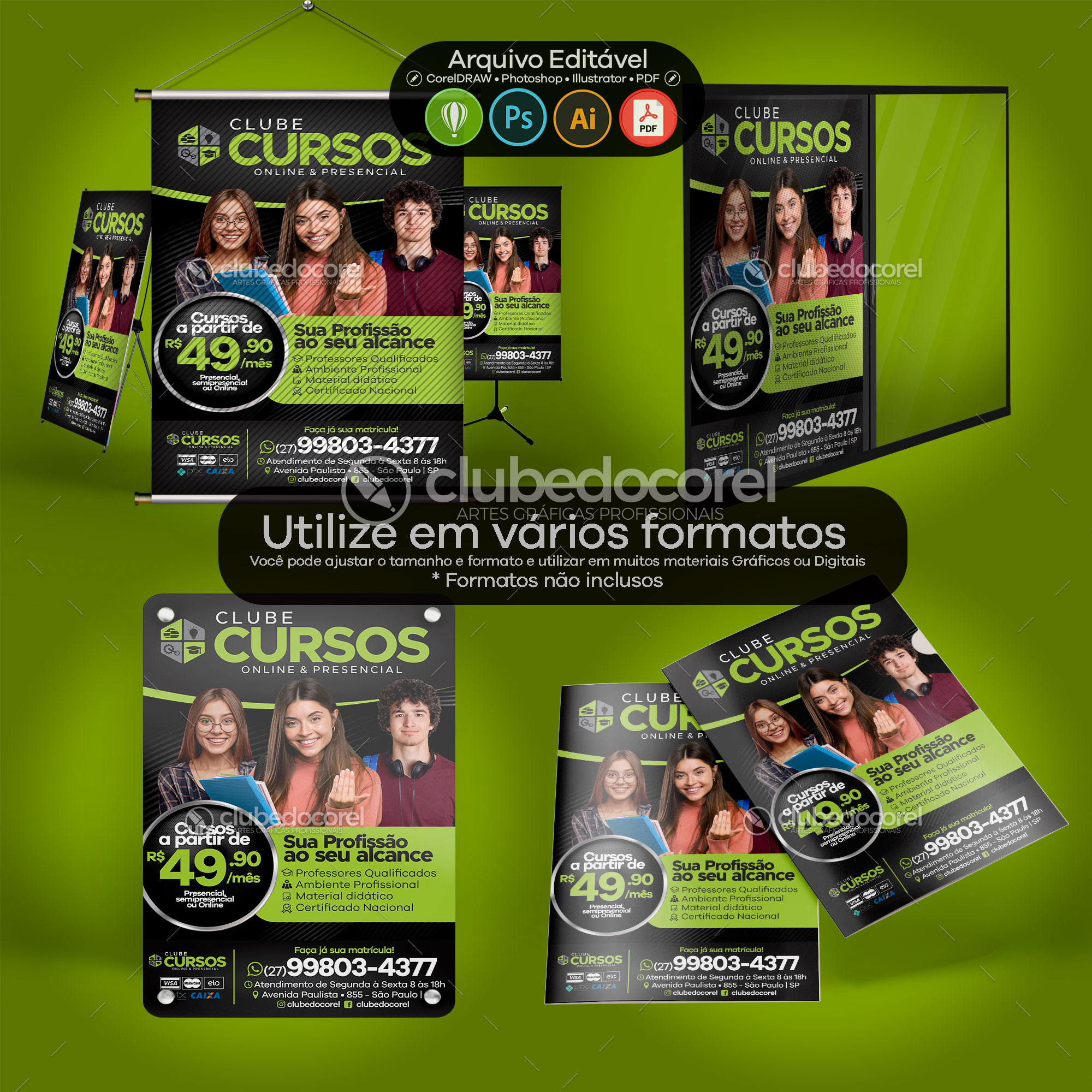 Cursos - Panfleto / Flyer / Folder #03