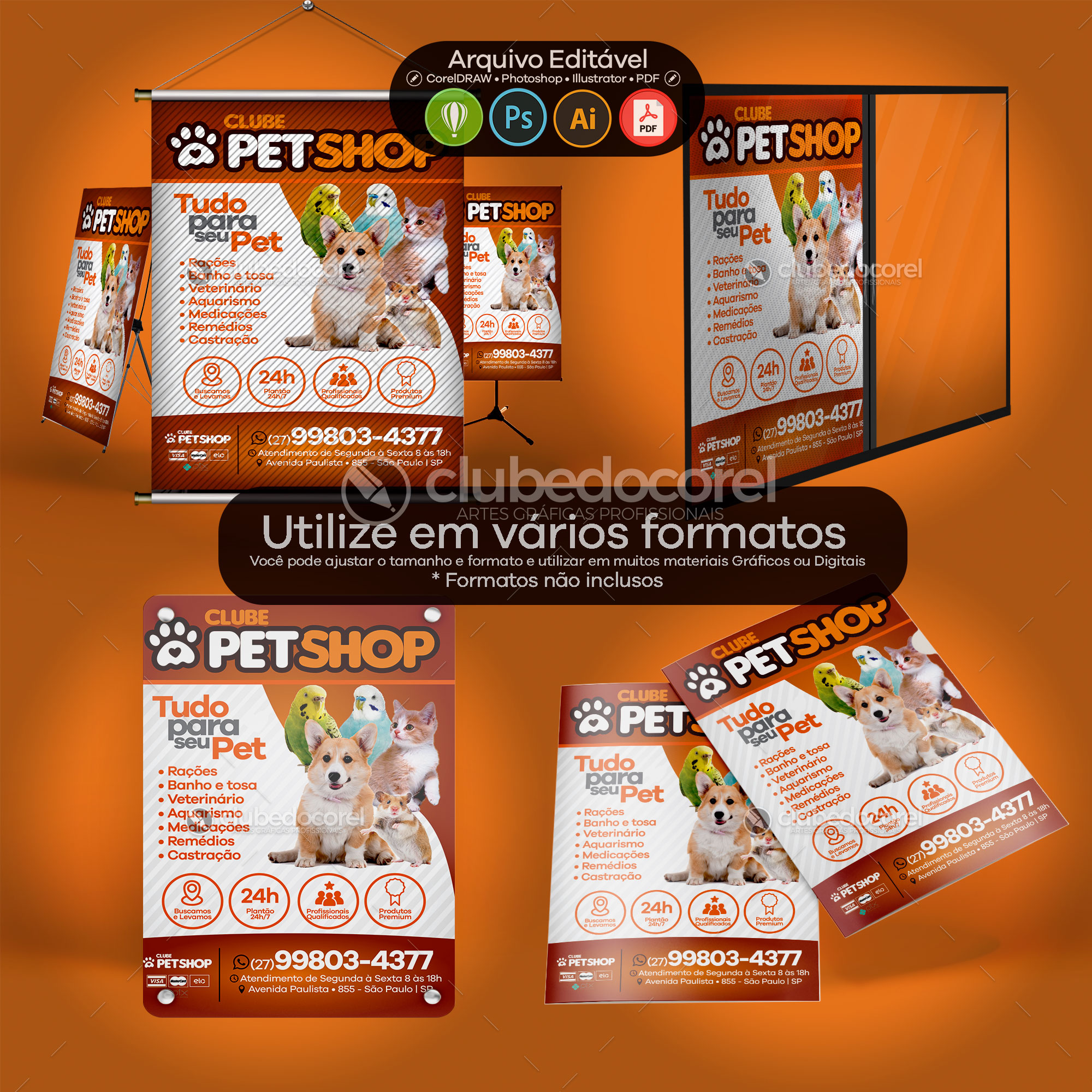 Pet Shop Veterinario - Panfleto / Flyer / Folder #04