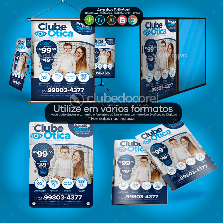 Ótica - Panfleto / Flyer #01