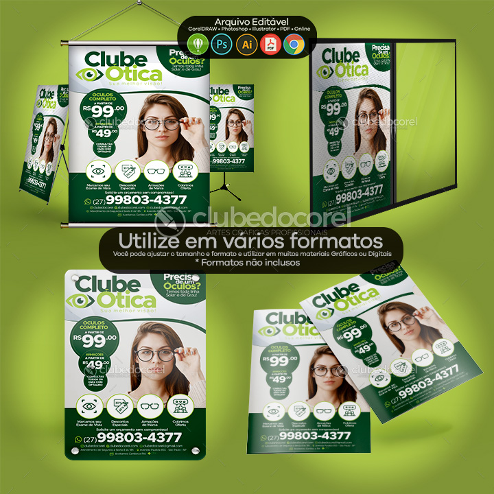 Ótica - Panfleto / Flyer #03