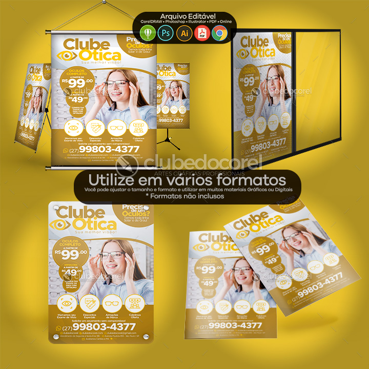 Ótica - Panfleto / Flyer #04