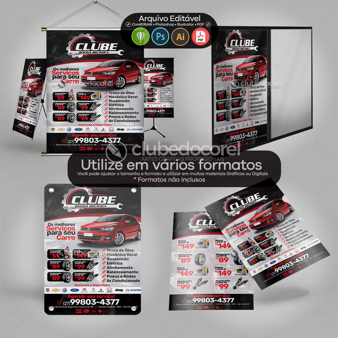Panfleto Flyer - Oficina Mecânica #09