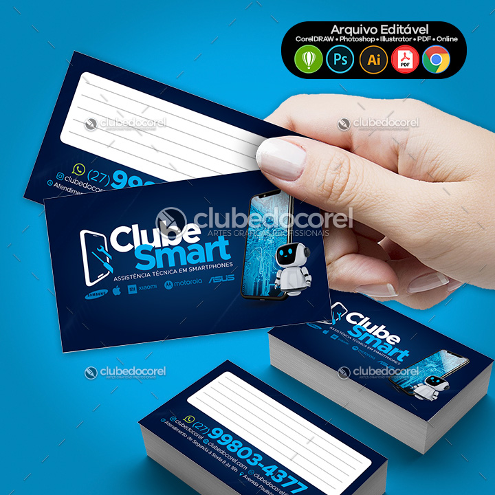 Cartão de Visita - Assistência Técnica - Conserto - Smartphone Celular #01