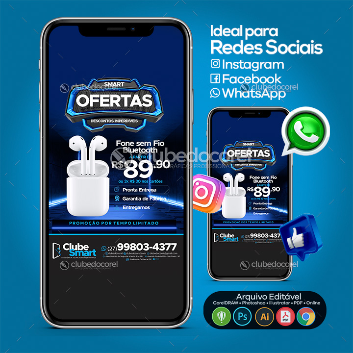 Smartphones Celular Acessórios  - Ofertas Promoção - Panfleto Flyer #01