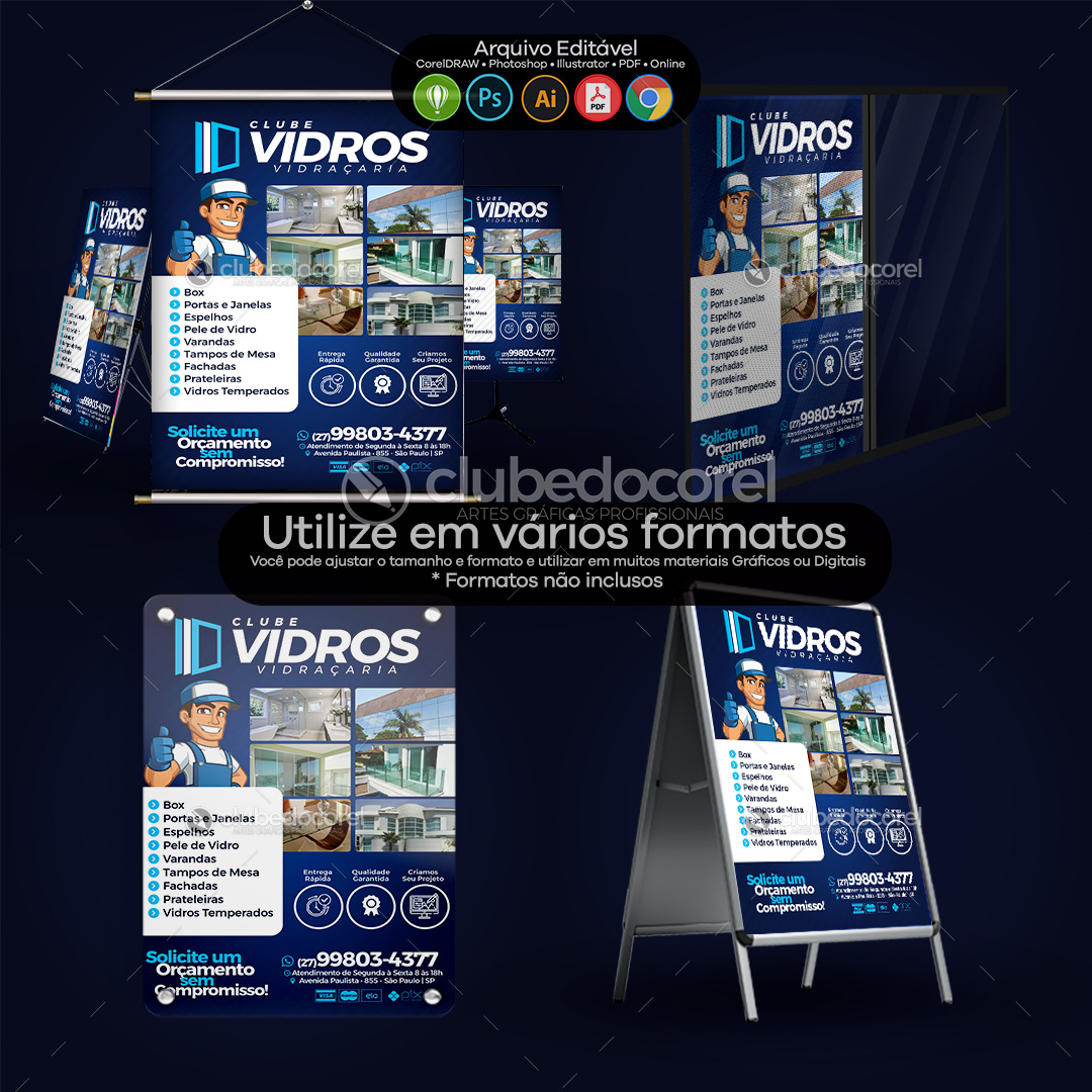 Vidraçaria - Panfleto / Flyer #01