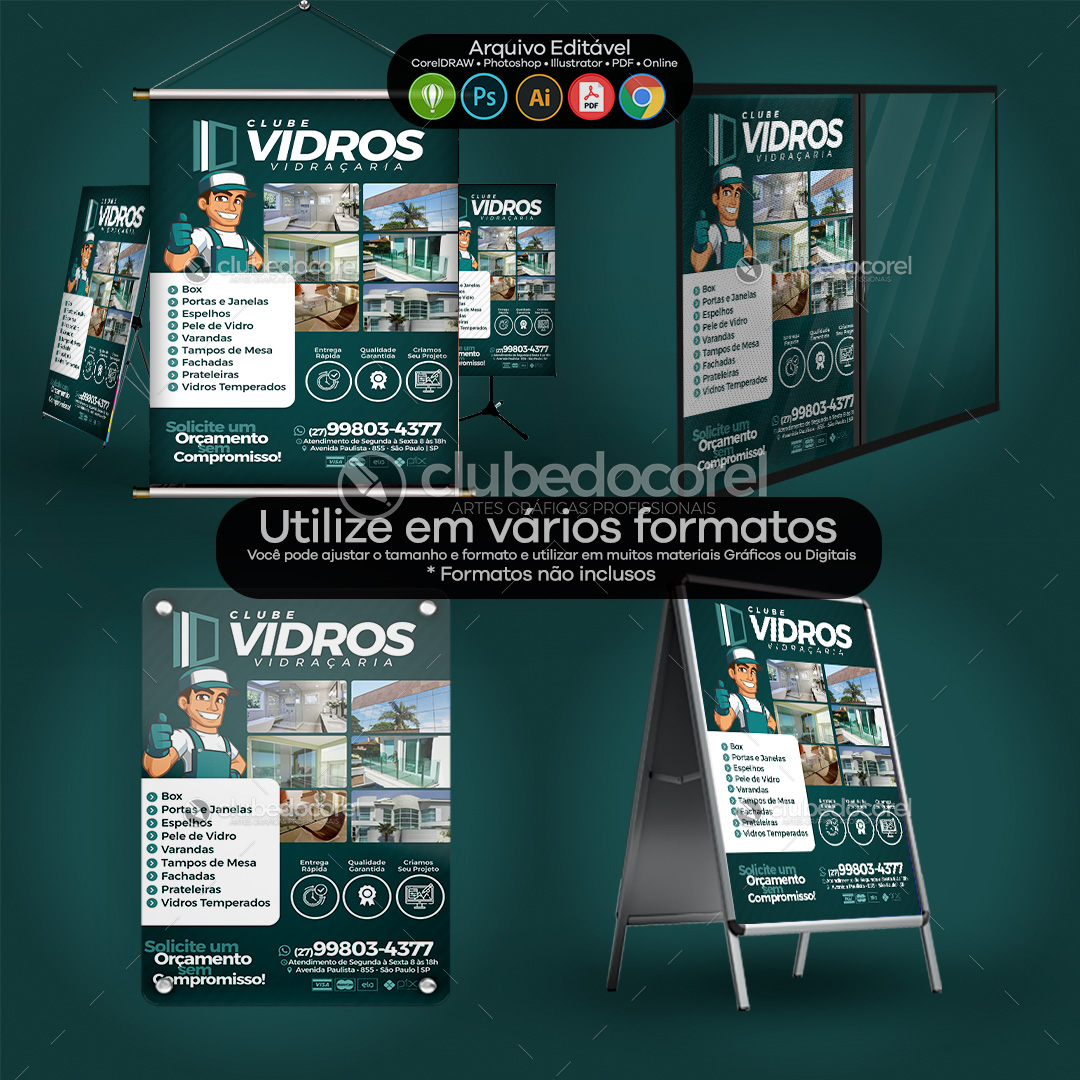 Vidraçaria - Panfleto / Flyer #02