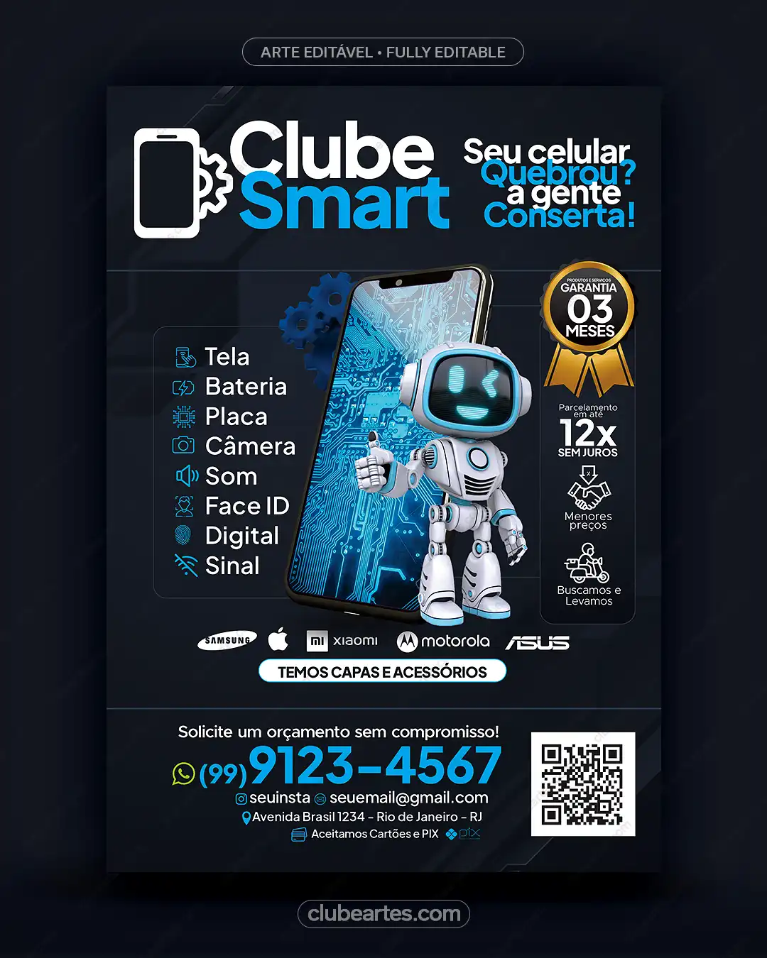 Flyer-Arte-Smartphone-PSD Flyer-Arte-Smartphone-PSD