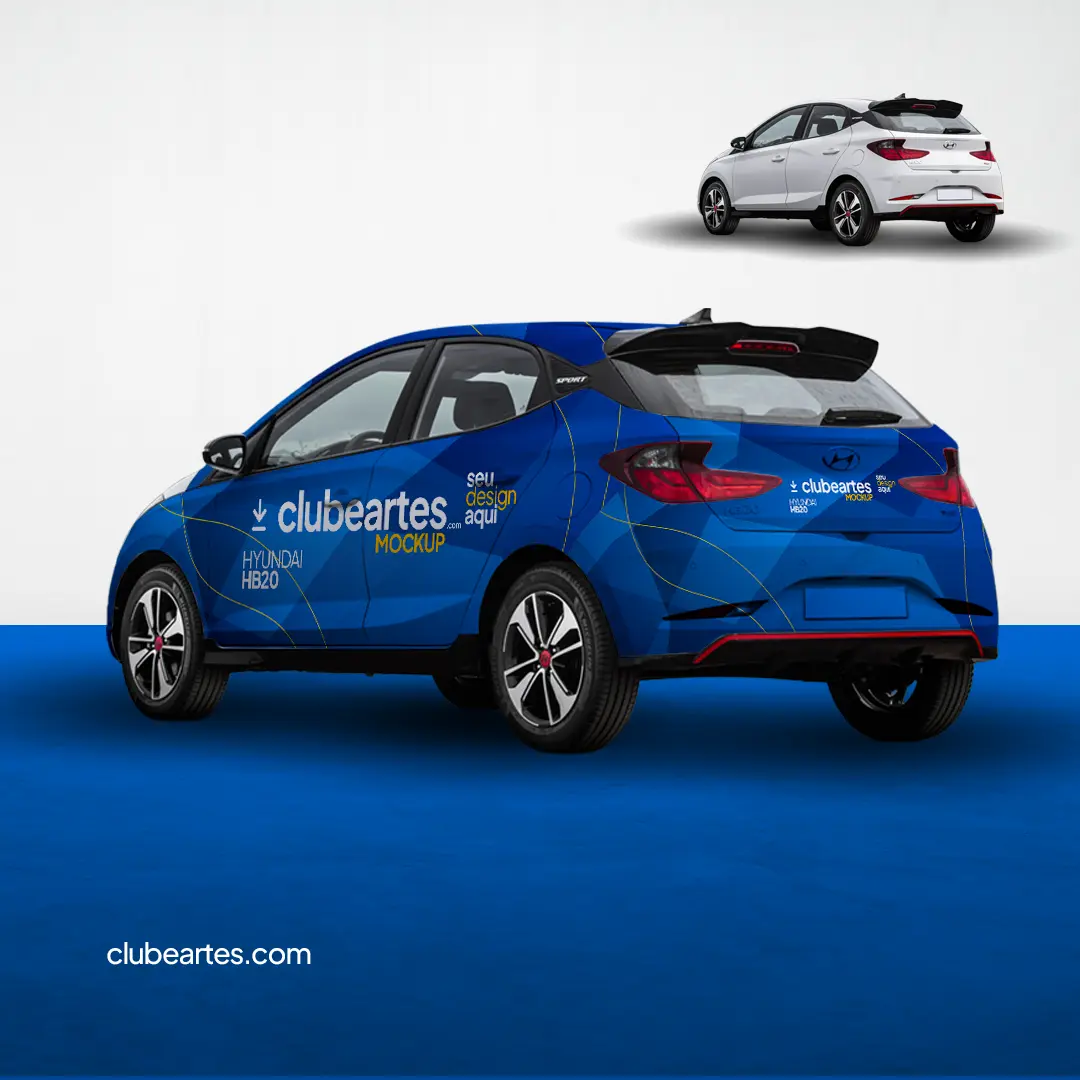 Hyundai HB20 Mockup PSD