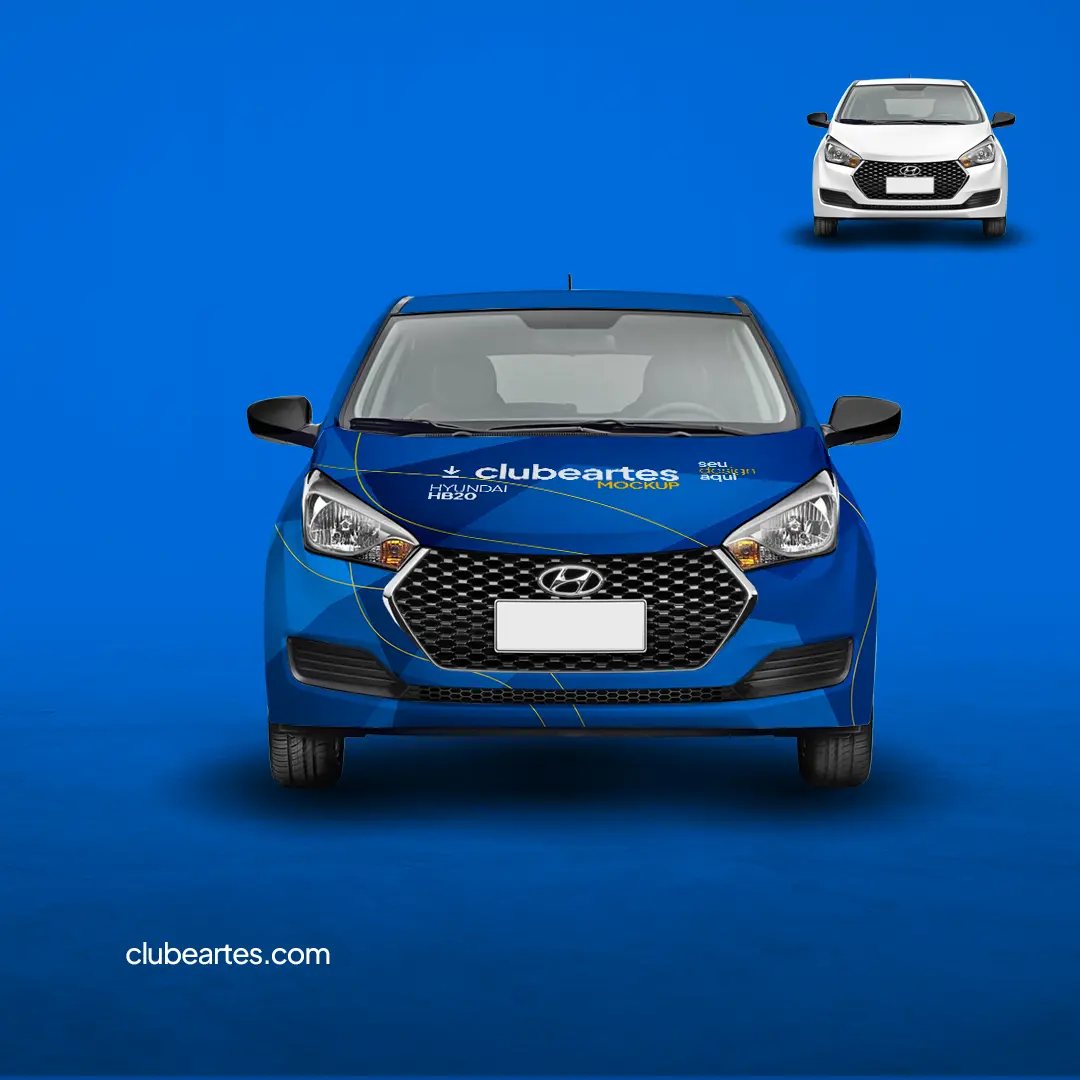 Hyundai HB20 Mockup PSD