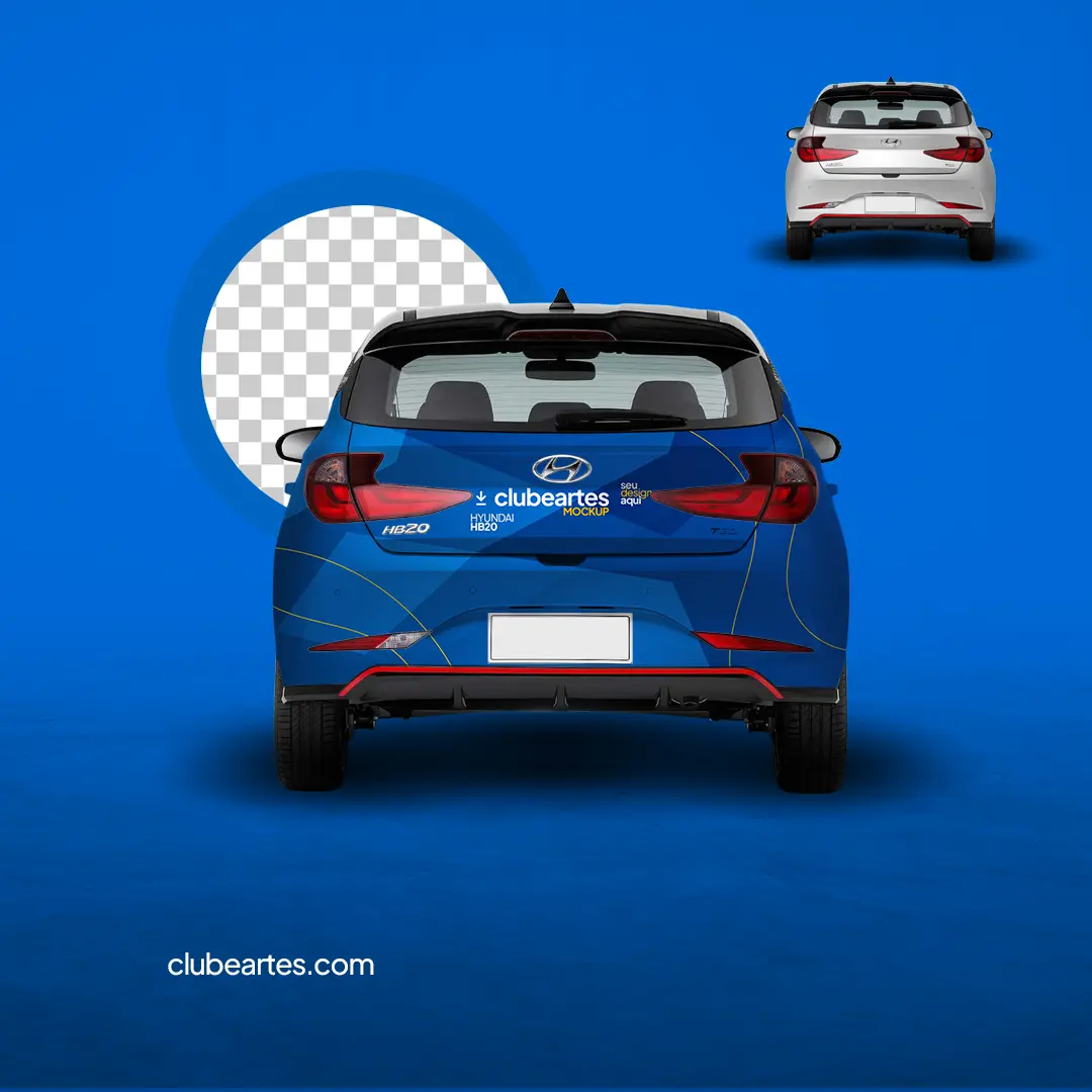 Hyundai HB20 Mockup PSD